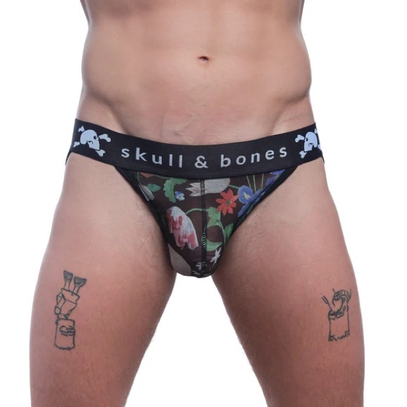 Skull and Bones Other - 🆕 ☠️ SKULL & BONES DUTCH FLORAL MESH SPORT BRIEF (36-38” waist)